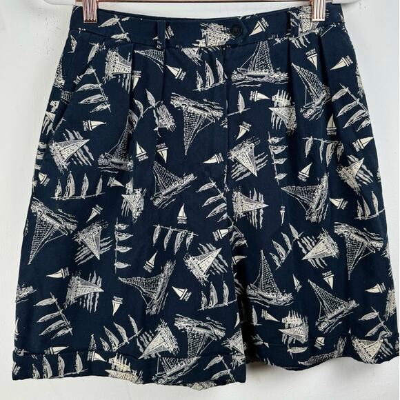 Lauren by Ralph Lauren Coastal Nautical Preppy Quiet Luxury Old Money Shorts - Picture 4 of 12